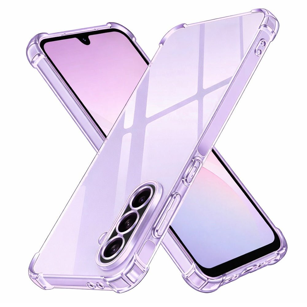 Techsuit Samsung Galaxy A37 5G - Θήκη Σιλικόνης με Ενισχυμένες Γωνίες - Shockproof Clear Silicone - Clear