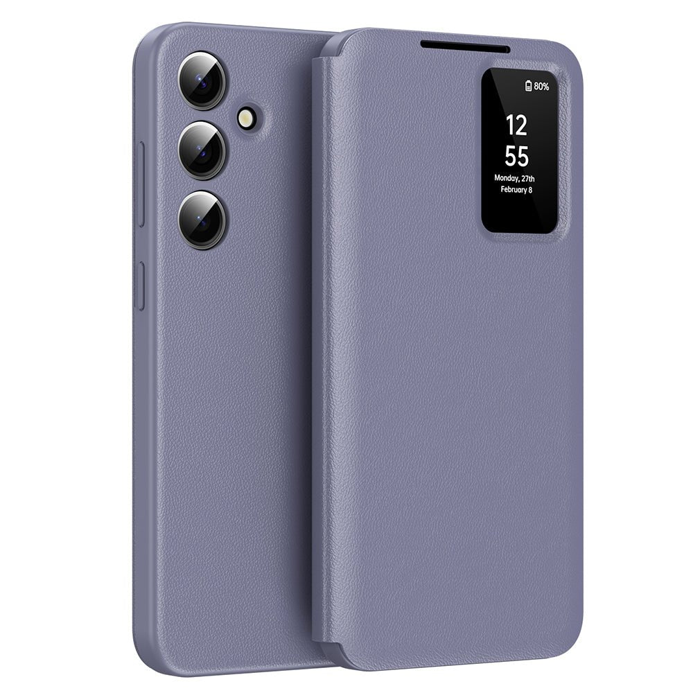 Techsuit Samsung Galaxy A56 5G - Θήκη Βιβλίο με Θέση για 1 Κάρτα - SmartView Series - Purple