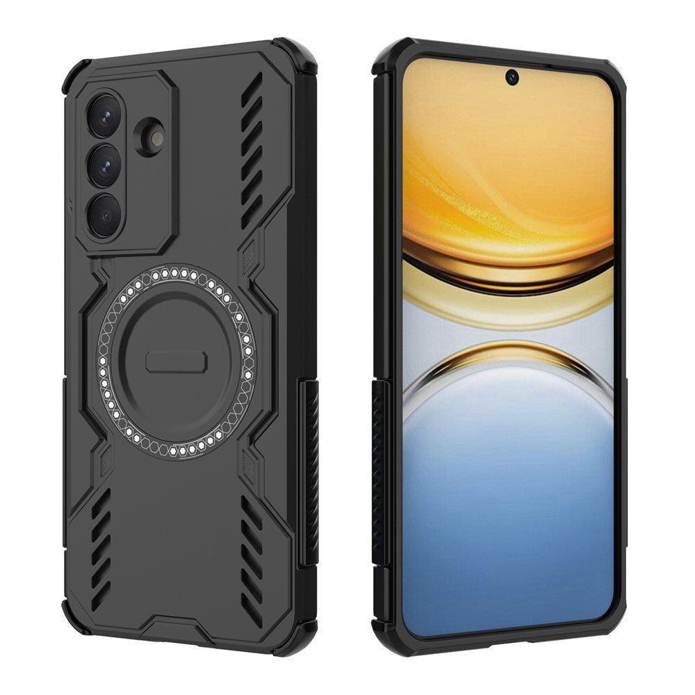Techsuit Samsung Galaxy A57 5G - Σκληρή Θήκη με Πλαίσιο Σιλικόνης και MagSafe - ArmorMag - Black