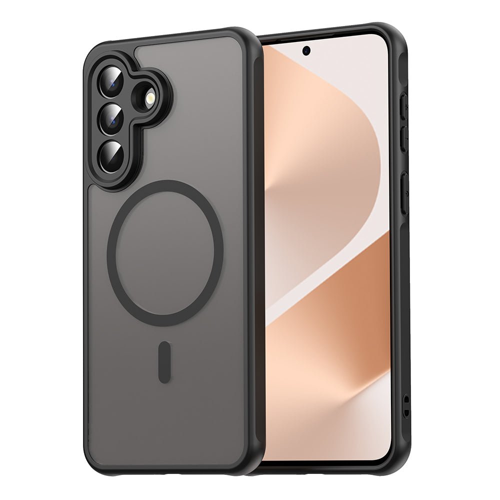 Techsuit Samsung Galaxy A57 5G - Σκληρή Θήκη με Πλαίσιο Σιλικόνης και MagSafe - HaloFrost II MagSafe - Black