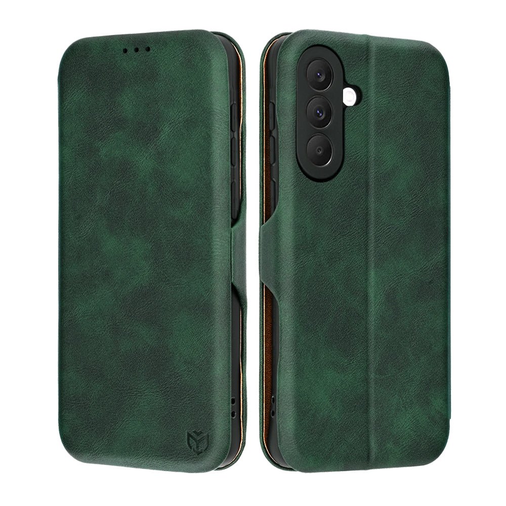 Techsuit Samsung Galaxy A57 5G - Θήκη Βιβλίο - Safe Wallet Plus - Green
