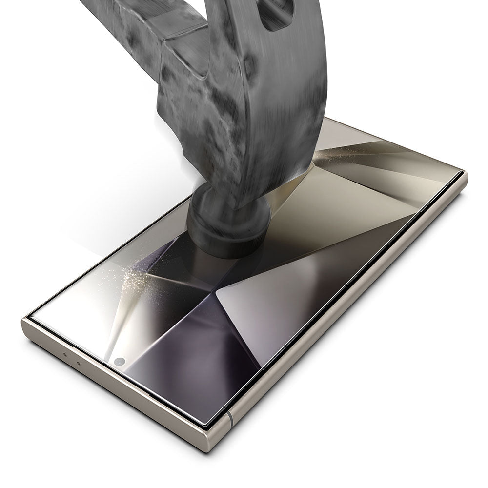 Techsuit Samsung Galaxy S24 Ultra - Σετ με 2 Αντιχαρακτικά Γυαλιά Οθόνης - TitanGlass CrystalHD - Clear