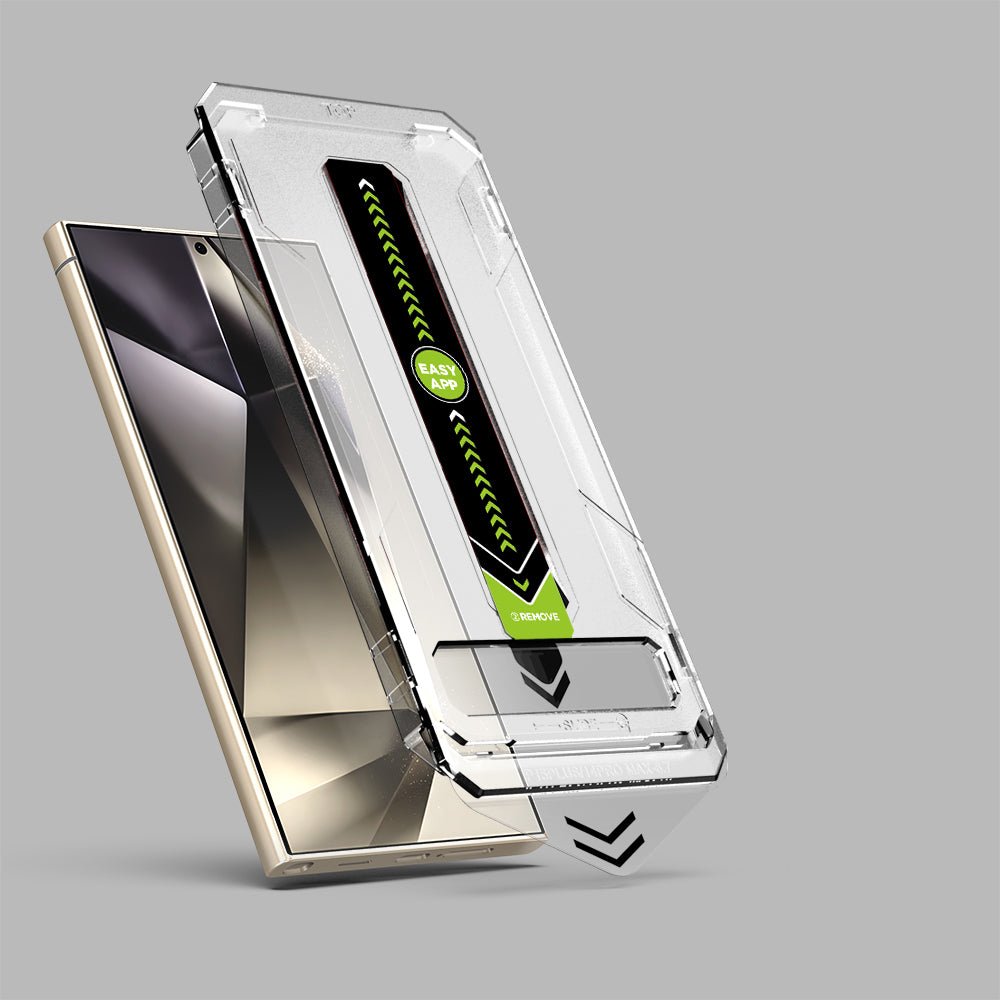 Techsuit Samsung Galaxy S24 Ultra - Σετ με 2 Αντιχαρακτικά Γυαλιά Οθόνης - TitanGlass CrystalHD - Clear
