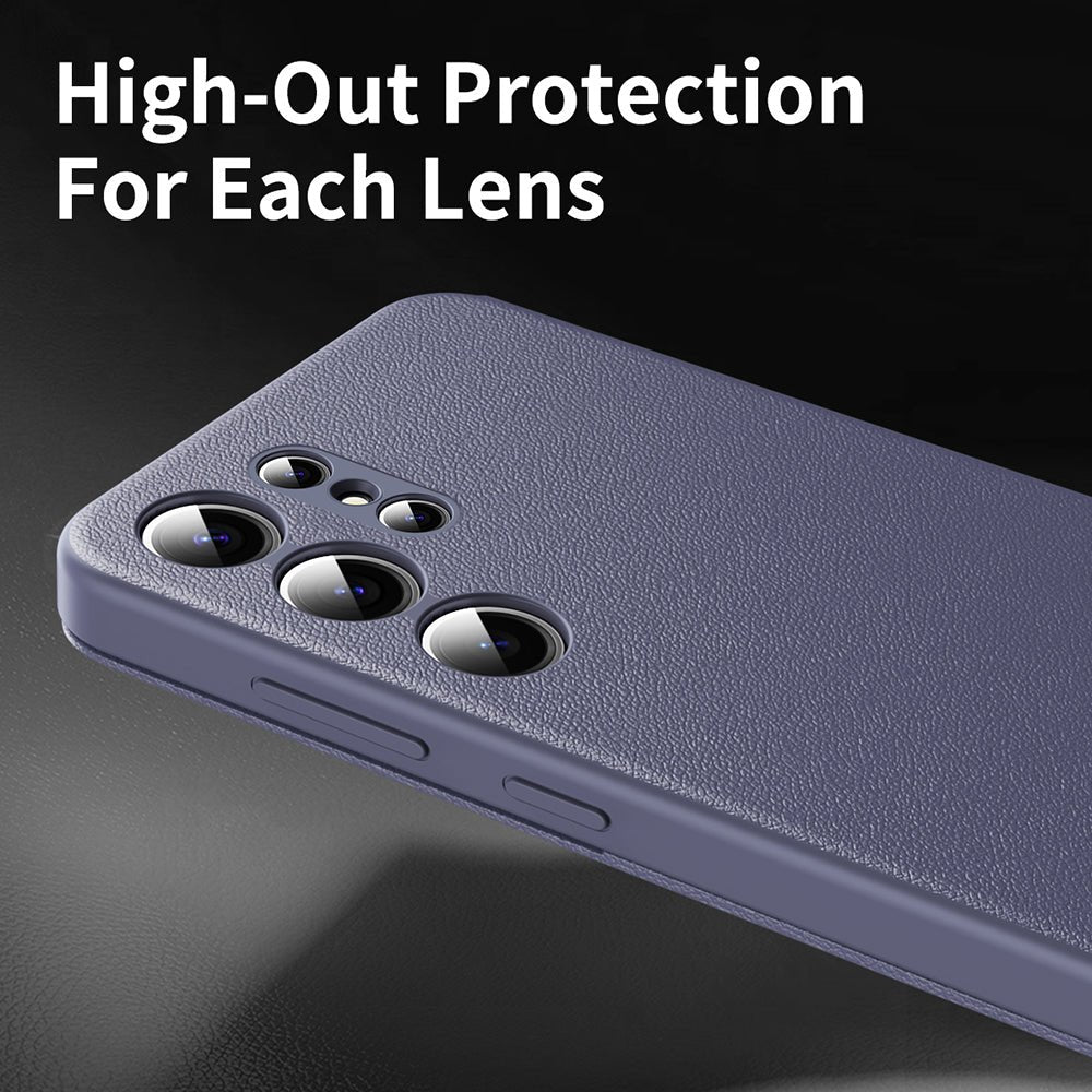 Techsuit Samsung Galaxy S24 Ultra - Θήκη Βιβλίο με Θέση για 1 Κάρτα - SmartView Series - Purple