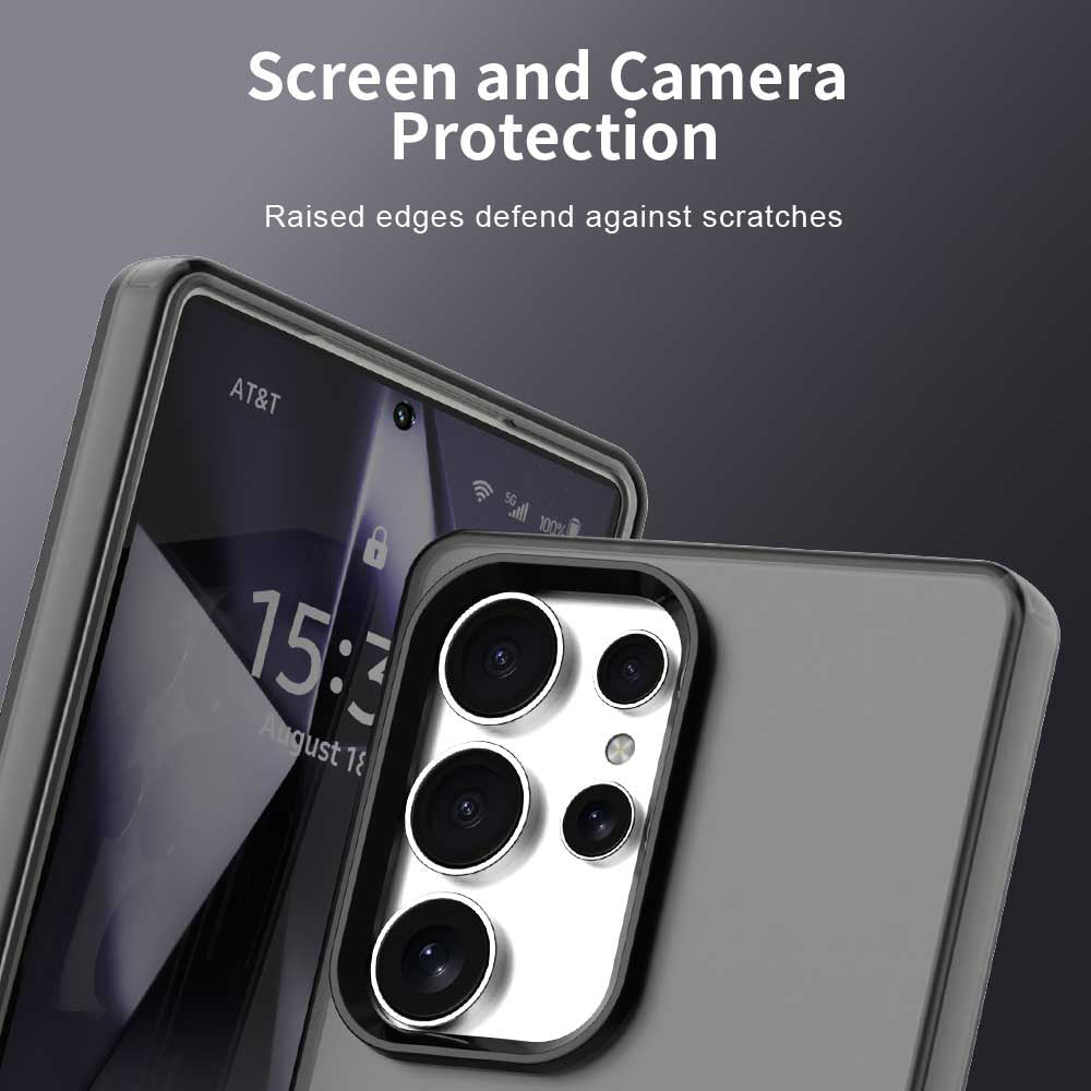 Techsuit Samsung Galaxy S25 Ultra - Σκληρή Θήκη με Πλαίσιο Σιλικόνης και MagSafe - CandyCase MagSafe - Black