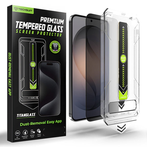 Techsuit Samsung Galaxy S26 - Αντιχαρακτικό Γυαλί Οθόνης - TitanGlass CrystalHD - Privacy