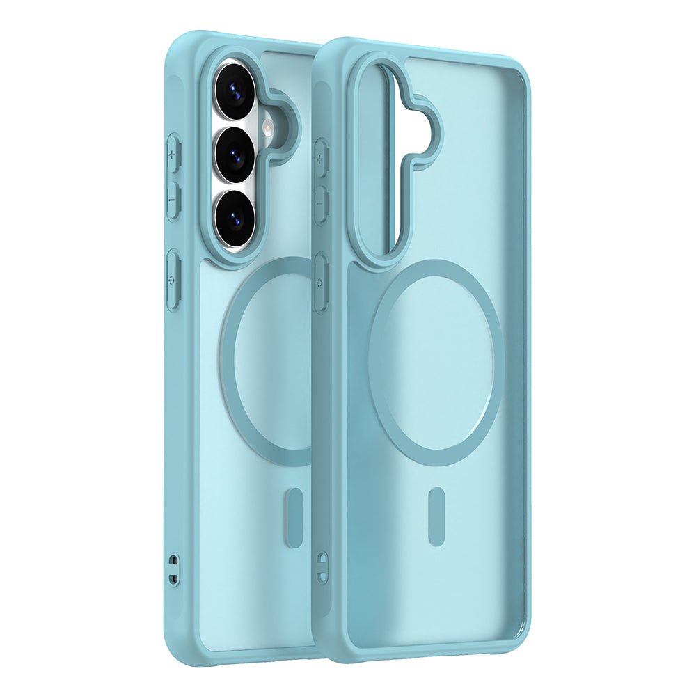 Techsuit Samsung Galaxy S26 Plus - Σκληρή Θήκη με Πλαίσιο Σιλικόνης και MagSafe - HaloFrost II MagSafe - Mint Green