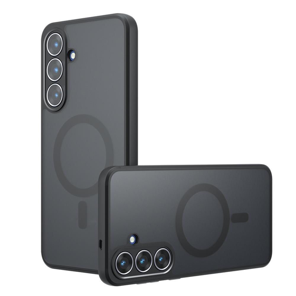 Techsuit Samsung Galaxy S26 Plus - Σκληρή Θήκη με Πλαίσιο Σιλικόνης και MagSafe - PureFrost MagSafe - Frosted Black