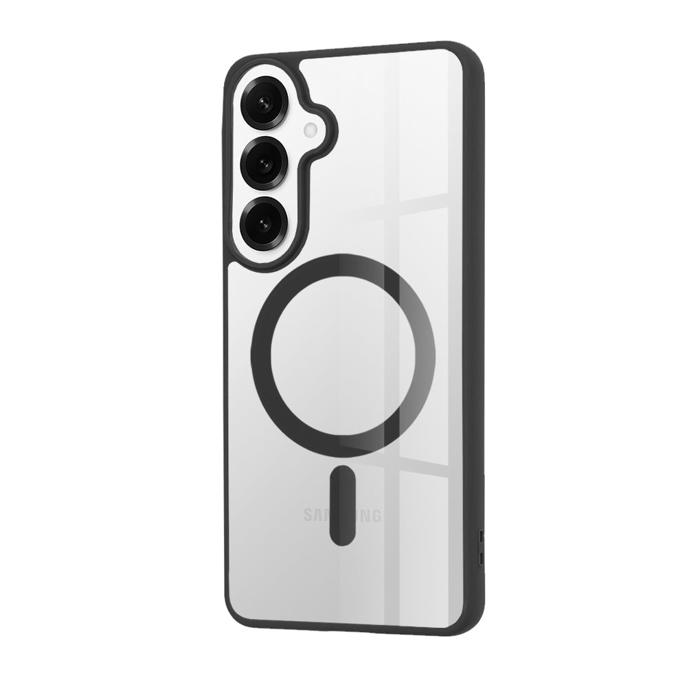 Techsuit Samsung Galaxy S26 Plus - Σκληρή Θήκη με Πλαίσιο Σιλικόνης - MagSafe Pro - Clear / Black