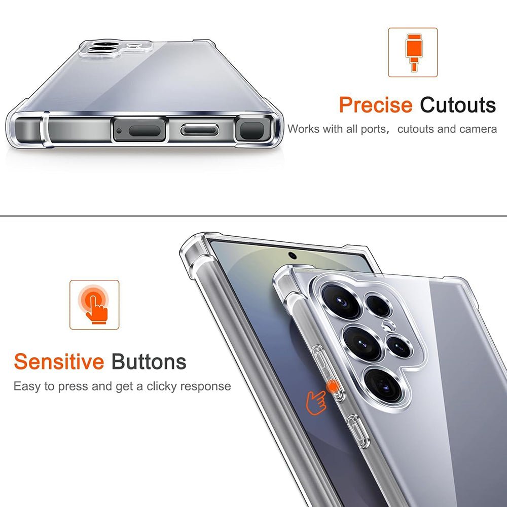 Techsuit Samsung Galaxy S26 Plus - Θήκη Σιλικόνης με Ενισχυμένες Γωνίες και MagSafe - Shockproof Clear Silicone MagSafe - Clear