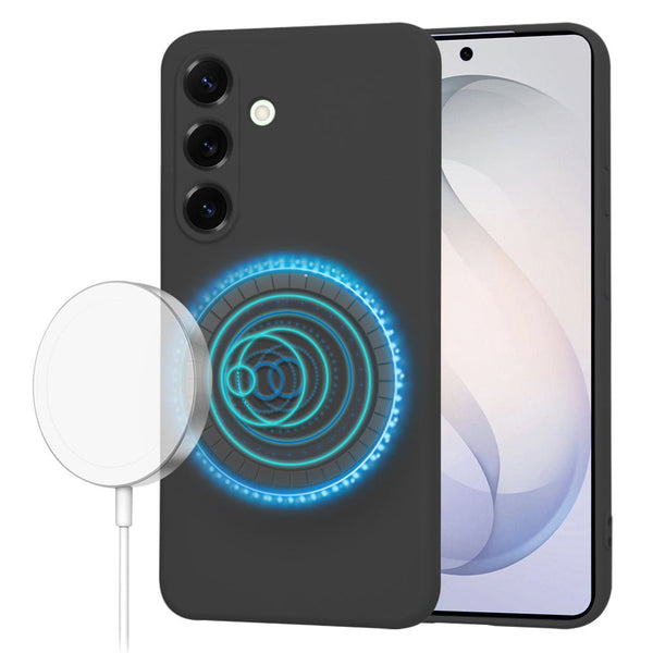 Techsuit Samsung Galaxy S26 Plus - Θήκη Σιλικόνης με MagSafe - SoftFlex MagSafe - Black