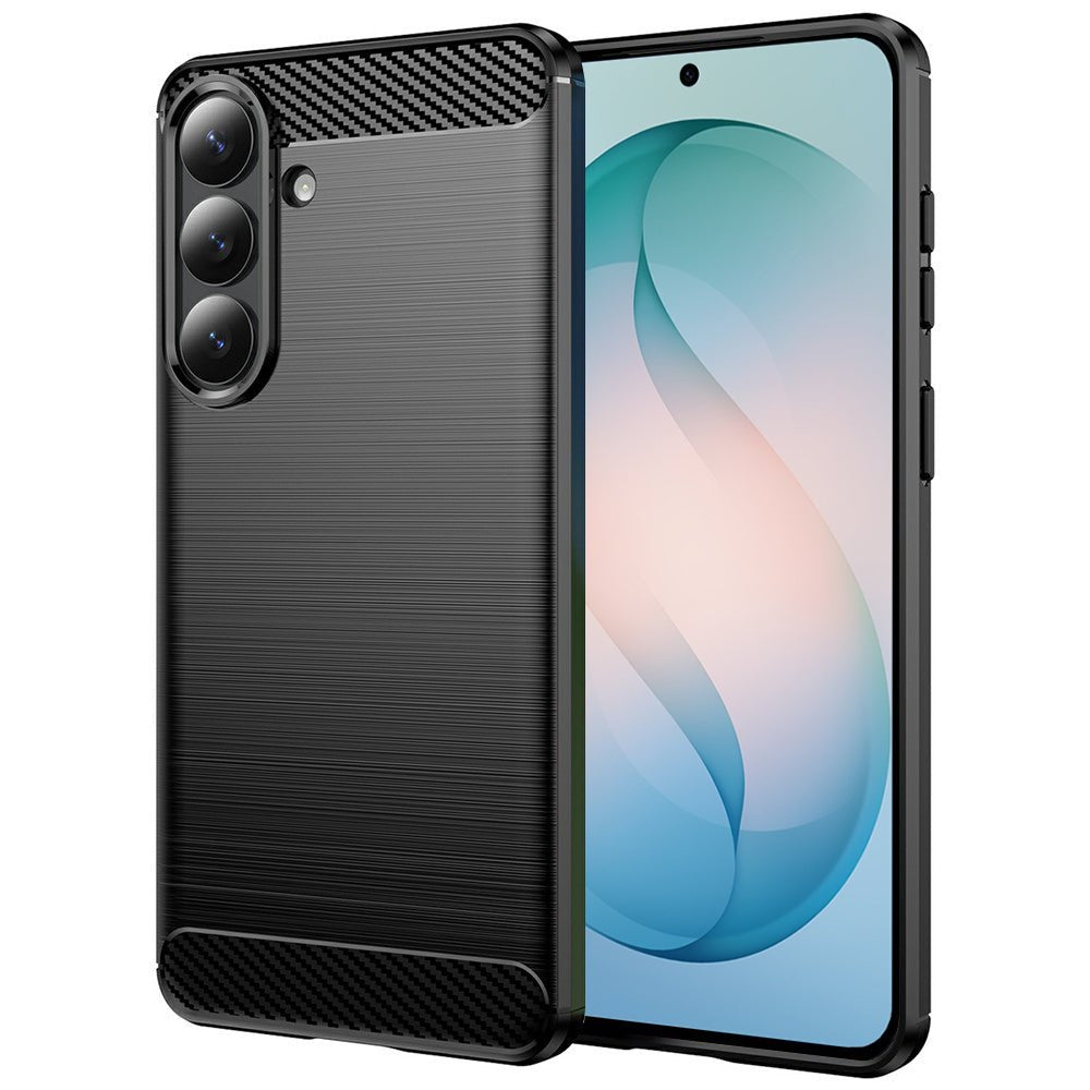 Techsuit Samsung Galaxy S26 Plus - Θήκη Σιλικόνης TPU - Carbon Silicone - Black