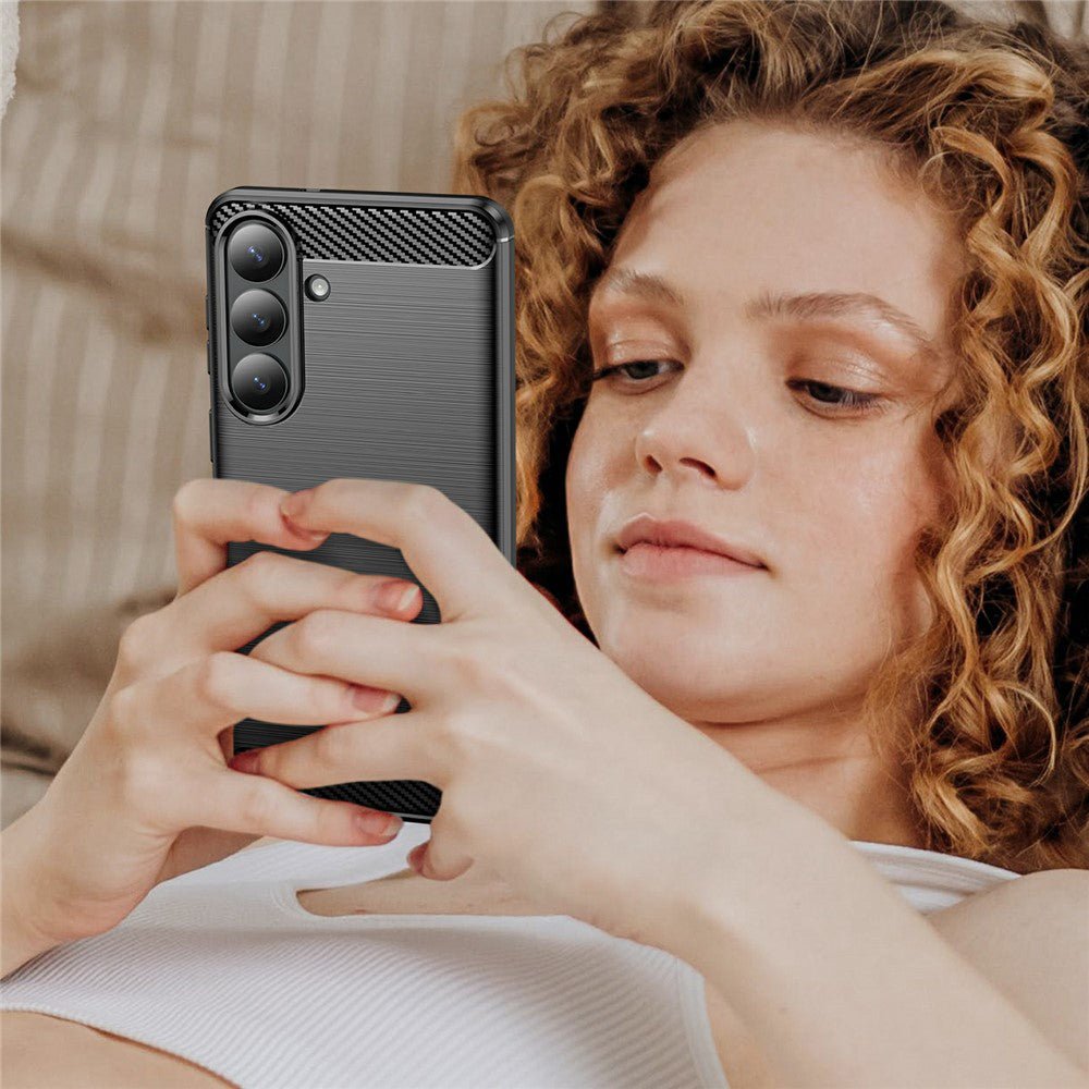 Techsuit Samsung Galaxy S26 Plus - Θήκη Σιλικόνης TPU - Carbon Silicone - Black
