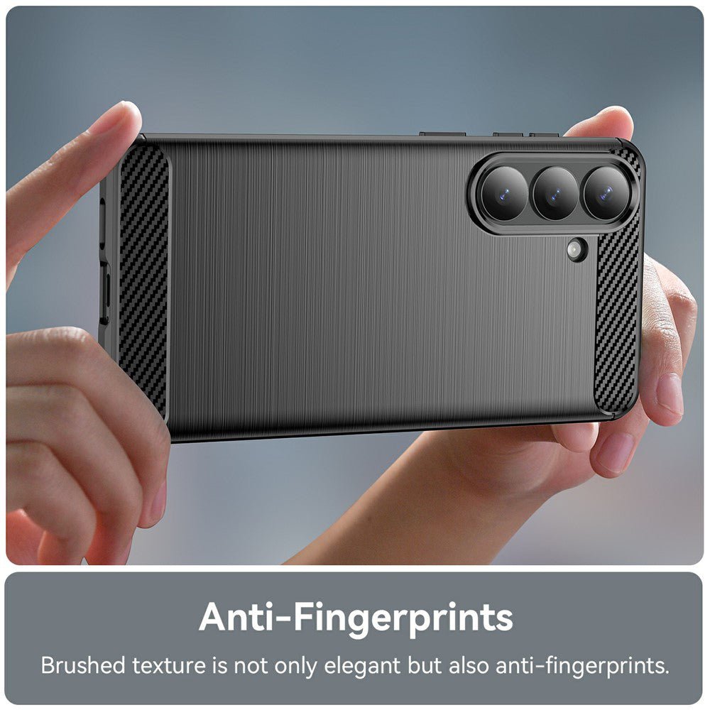 Techsuit Samsung Galaxy S26 Plus - Θήκη Σιλικόνης TPU - Carbon Silicone - Black