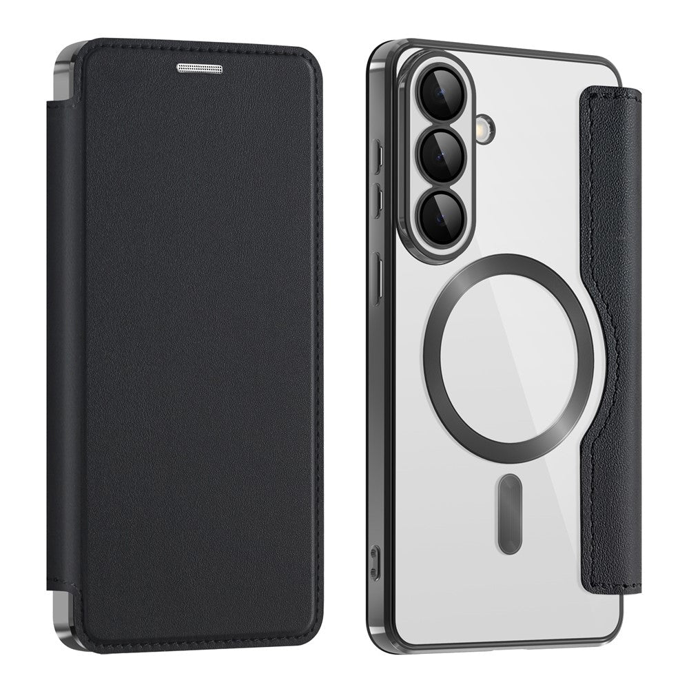 Techsuit Samsung Galaxy S26 - Θήκη Βιβλίο με MagSafe με Υποδοχές Καρτών και RFID Προστασία - SmartMag Book Case - Black