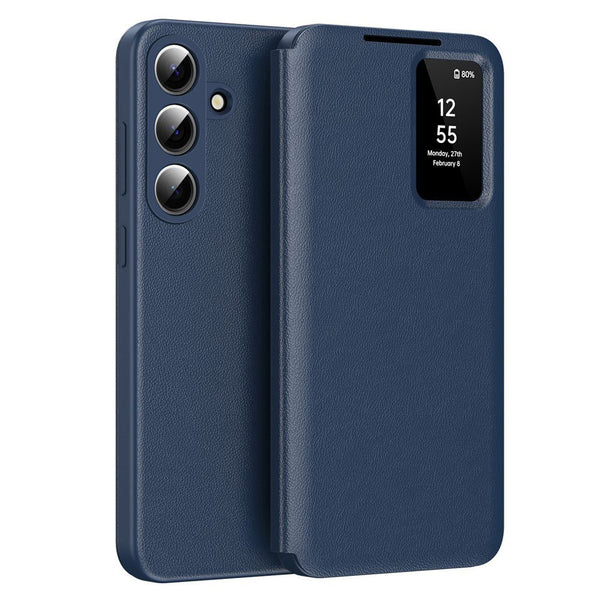 Techsuit Samsung Galaxy S26 - Θήκη Βιβλίο με Θέση για 1 Κάρτα - SmartView Series - Blue