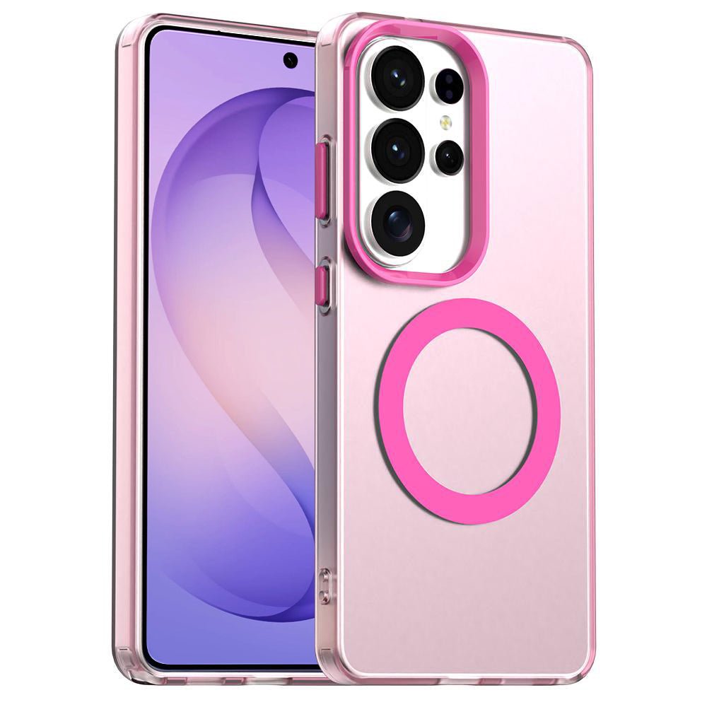 Techsuit Samsung Galaxy S26 Ultra - Σκληρή Θήκη με Πλαίσιο Σιλικόνης και MagSafe - CandyCase MagSafe - Pink