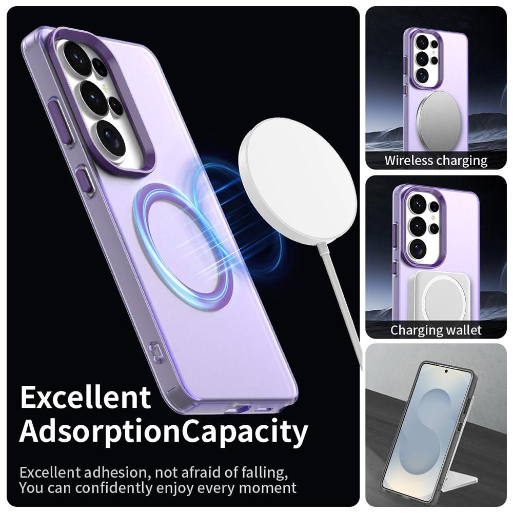 Techsuit Samsung Galaxy S26 Ultra - Σκληρή Θήκη με Πλαίσιο Σιλικόνης και MagSafe - CandyCase MagSafe - Purple