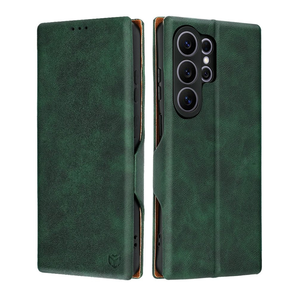 Techsuit Samsung Galaxy S26 Ultra - Θήκη Βιβλίο - Safe Wallet Plus - Green