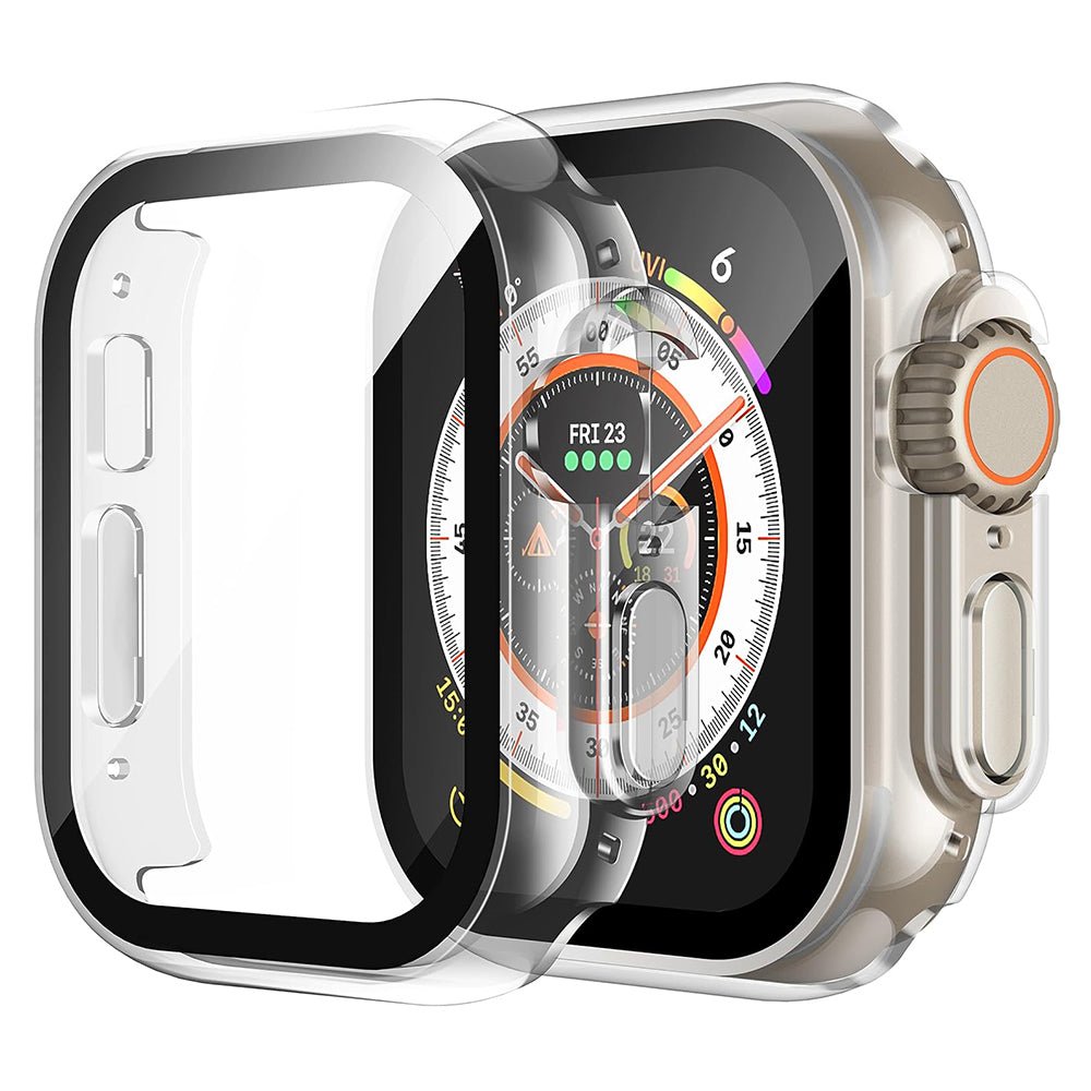 Techsuit Θήκη Apple Watch Ultra (1/2/3/4) - 49mm με Προστασία Οθόνης - Defense360 Pro - Clear