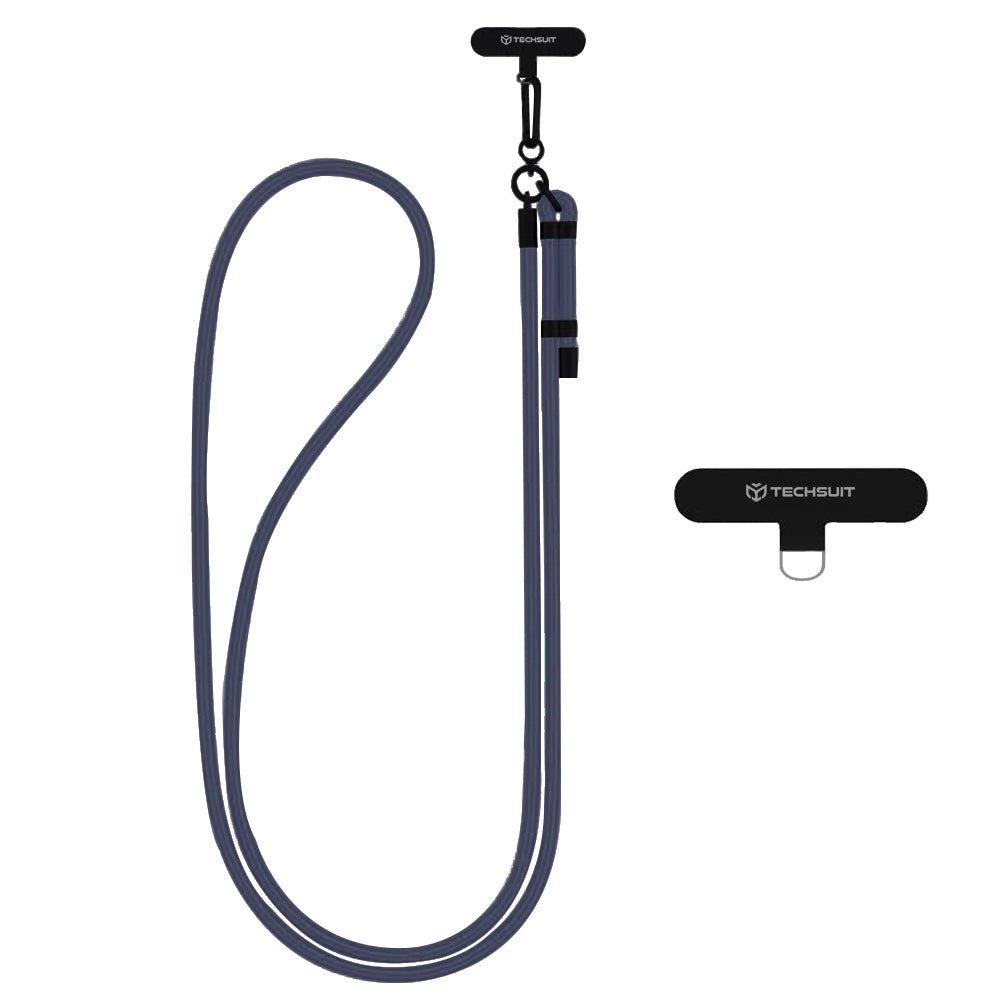 Techsuit Universal Λουράκι για Θήκη Κινητού - RCS1 - 07 Rope CrossBody Strap - Charcoal Grey