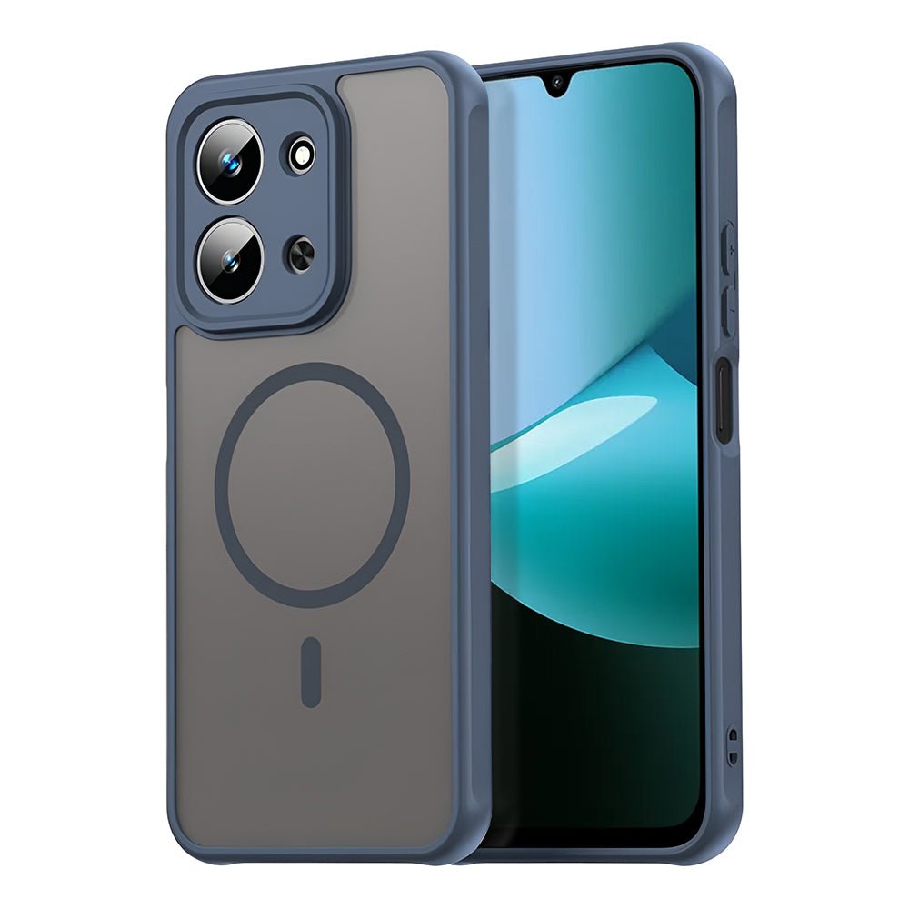 Techsuit Xiaomi Redmi 15C 4G / 5G - Σκληρή Θήκη με Πλαίσιο Σιλικόνης και MagSafe - HaloFrost II MagSafe - Navy Blue