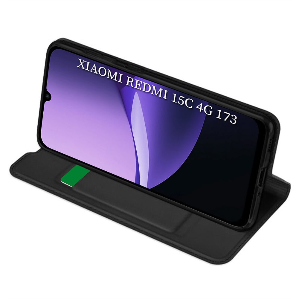 Techsuit Xiaomi Redmi 15C 4G / 5G - Θήκη Βιβλίο - Magskin Book - Black