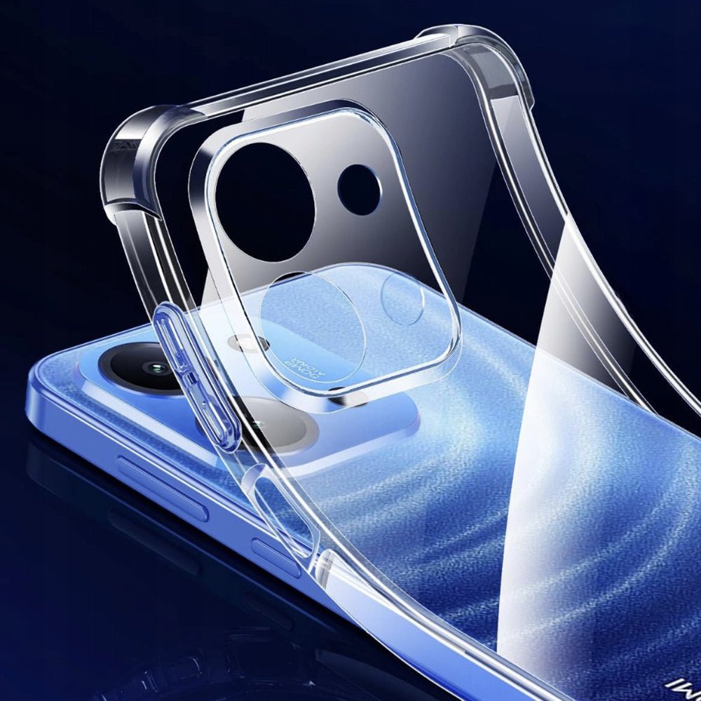 Techsuit Xiaomi Redmi 15C 4G / 5G - Θήκη Σιλικόνης με Ενισχυμένες Γωνίες - Shockproof Clear Silicone - Clear