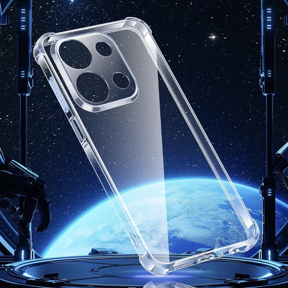 Techsuit Xiaomi Redmi 15C 4G / 5G - Θήκη Σιλικόνης με Ενισχυμένες Γωνίες - Shockproof Clear Silicone - Clear
