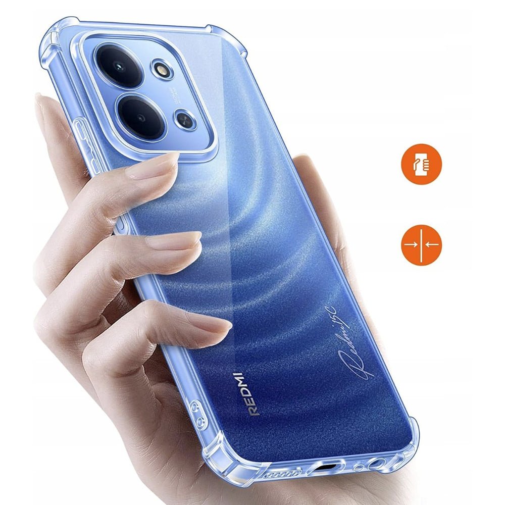 Techsuit Xiaomi Redmi 15C 4G / 5G - Θήκη Σιλικόνης με Ενισχυμένες Γωνίες - Shockproof Clear Silicone - Clear