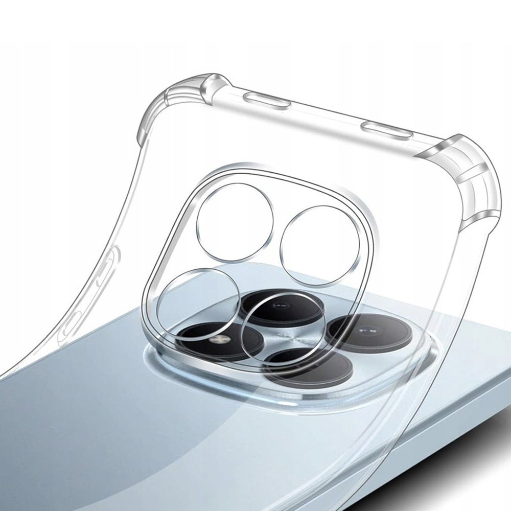 Techsuit Xiaomi Redmi Note 15 5G / 4G / Poco M8 5G - Θήκη Σιλικόνης με Ενισχυμένες Γωνίες - Shockproof Clear Silicone - Clear