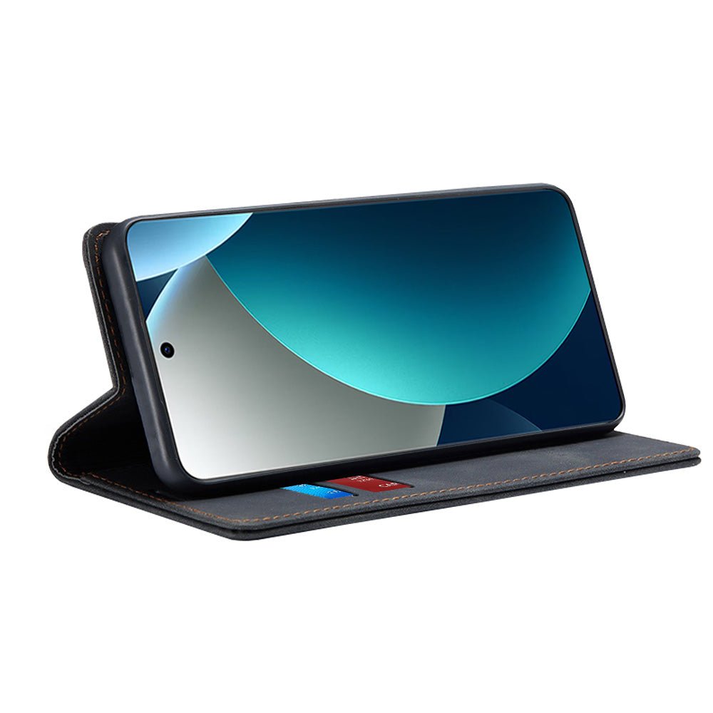 Techsuit Xiaomi Redmi Note 15 Pro 4G - Θήκη Πορτοφόλι από Δερματίνη με Stand - Confy Cover - Black