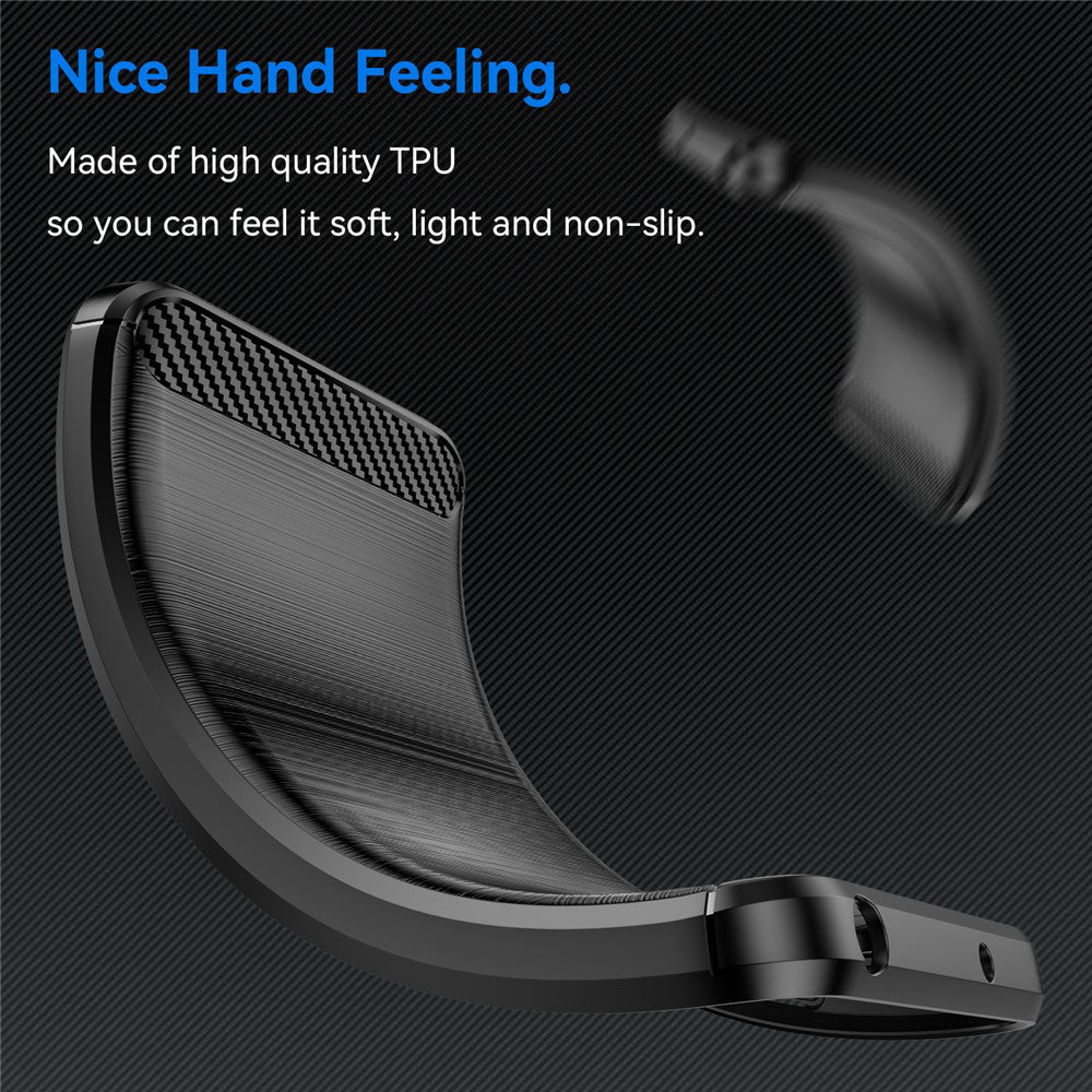 Techsuit Xiaomi Redmi Note 15 Pro 4G - Θήκη Σιλικόνης TPU - Carbon Silicone - Black