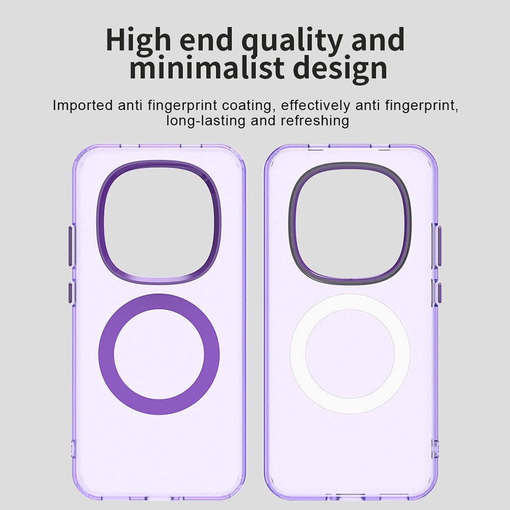 Techsuit Xiaomi Redmi Note 15 Pro 5G - Σκληρή Θήκη με Πλαίσιο Σιλικόνης και MagSafe - CandyCase MagSafe - Purple