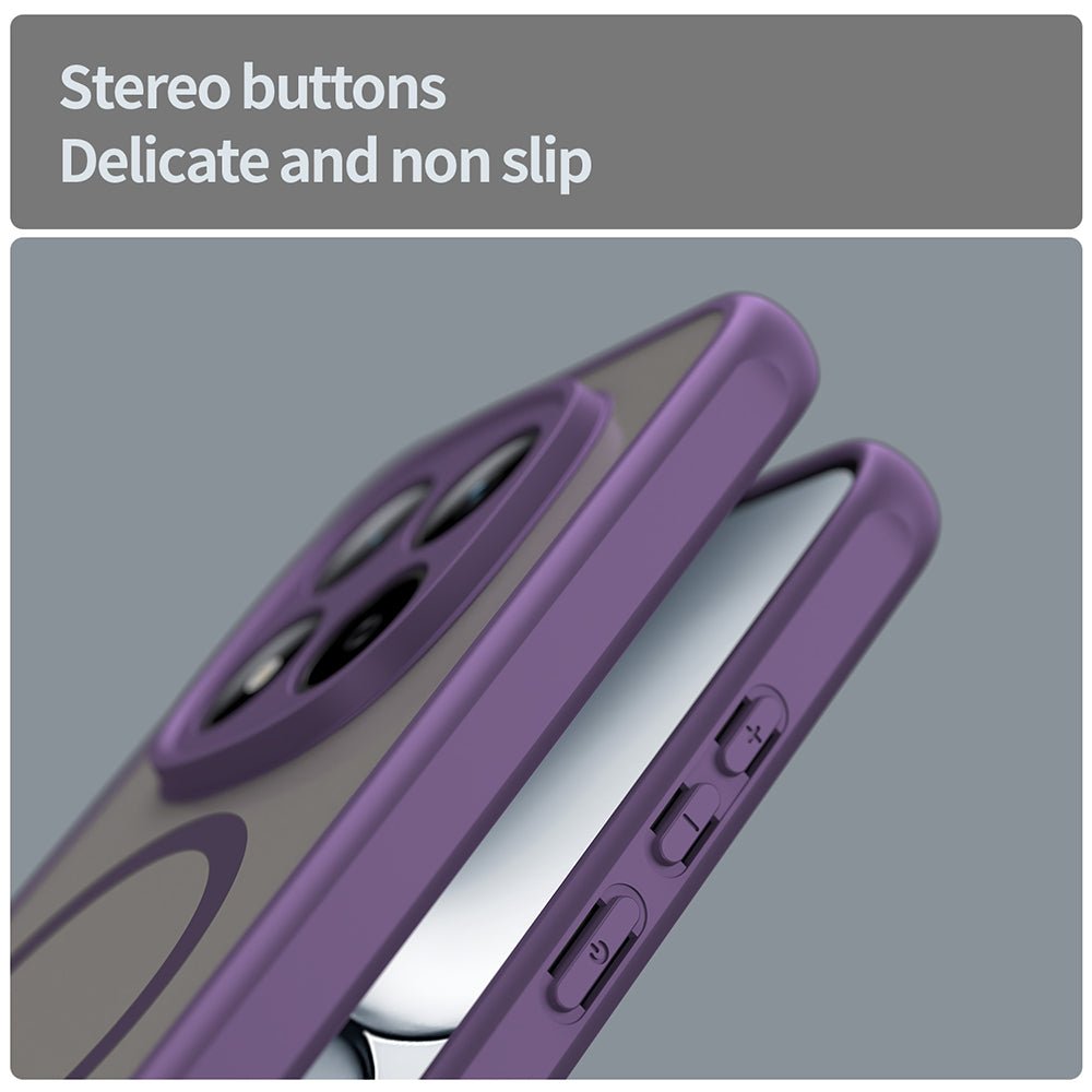 Techsuit Xiaomi Redmi Note 15 Pro 5G - Σκληρή Θήκη με Πλαίσιο Σιλικόνης και MagSafe - HaloFrost II MagSafe - Purple