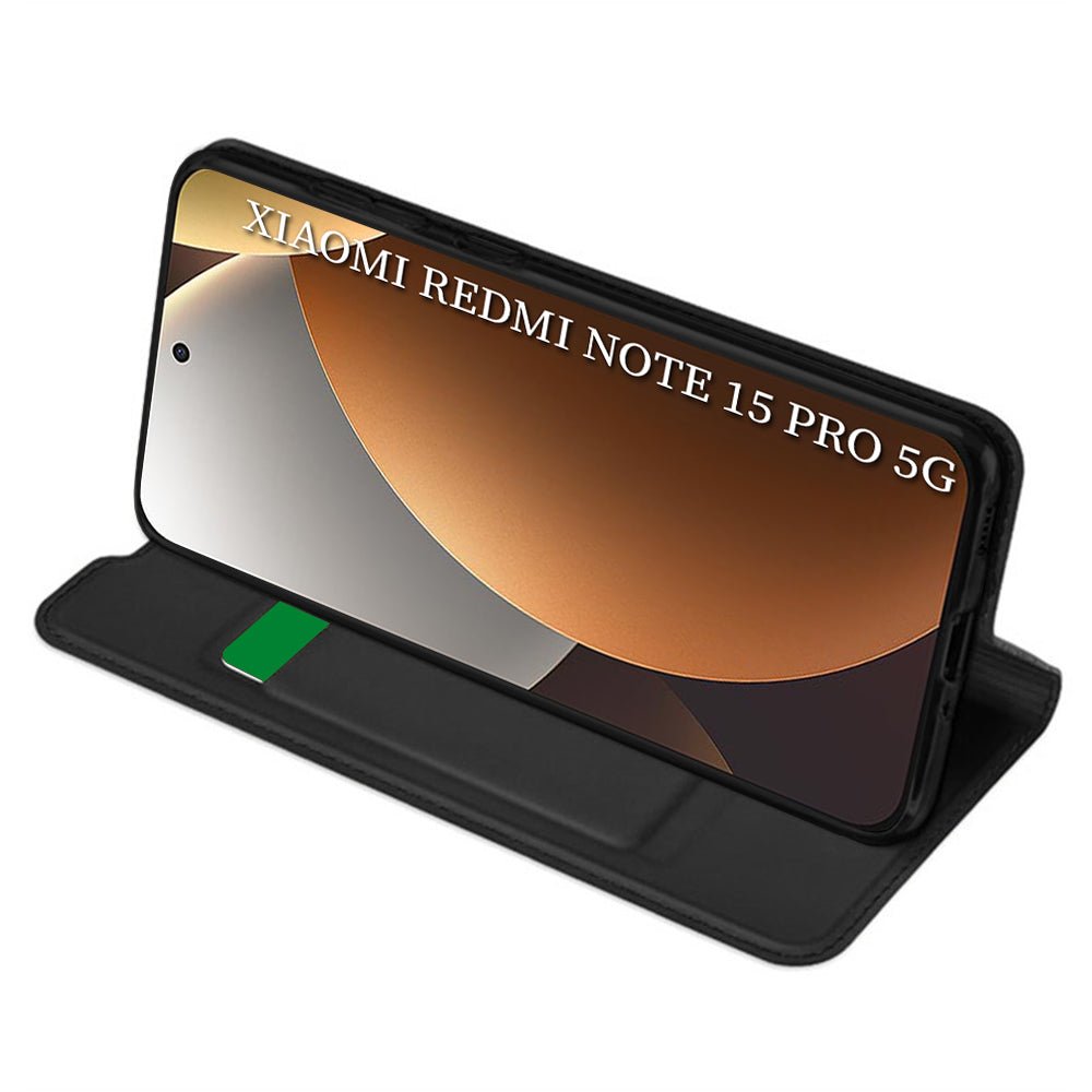 Techsuit Xiaomi Redmi Note 15 Pro 5G - Θήκη Βιβλίο - Magskin Book - Black