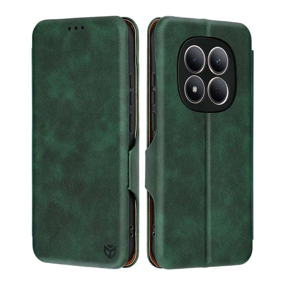 Techsuit Xiaomi Redmi Note 15 Pro 5G - Θήκη Βιβλίο - Safe Wallet Plus - Green