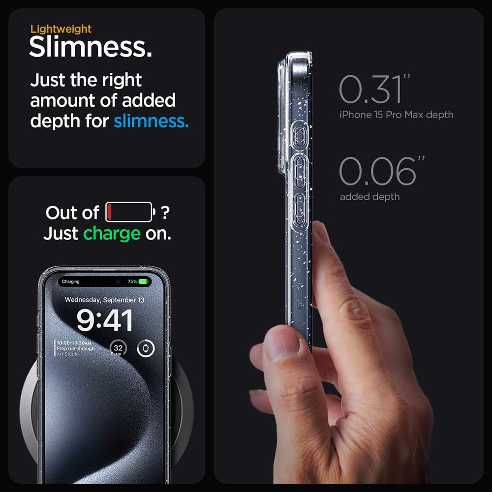 Techsuit Xiaomi Redmi Note 15 Pro 5G - Θήκη Σιλικόνης με Glitter - SparkleSkin - Clear