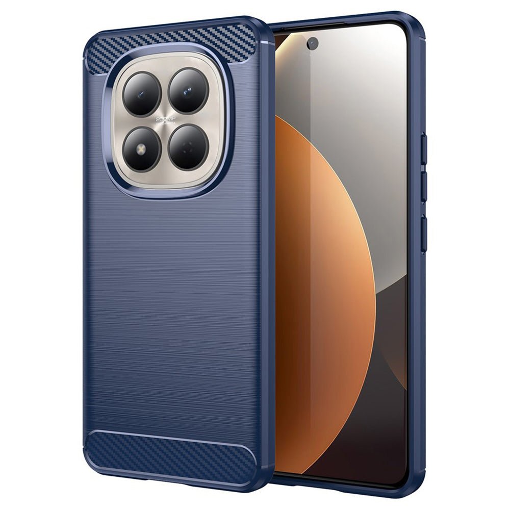 Techsuit Xiaomi Redmi Note 15 Pro 5G - Θήκη Σιλικόνης TPU - Carbon Silicone - Blue