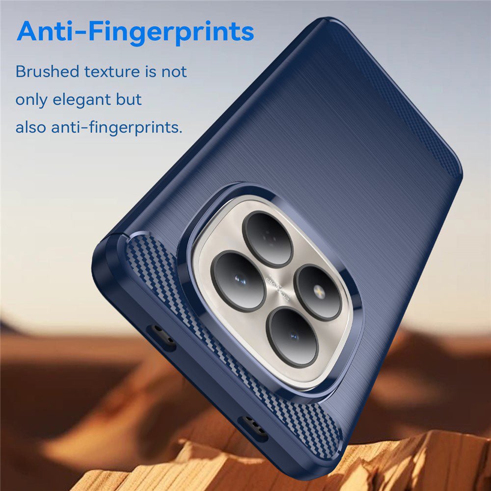 Techsuit Xiaomi Redmi Note 15 Pro 5G - Θήκη Σιλικόνης TPU - Carbon Silicone - Blue