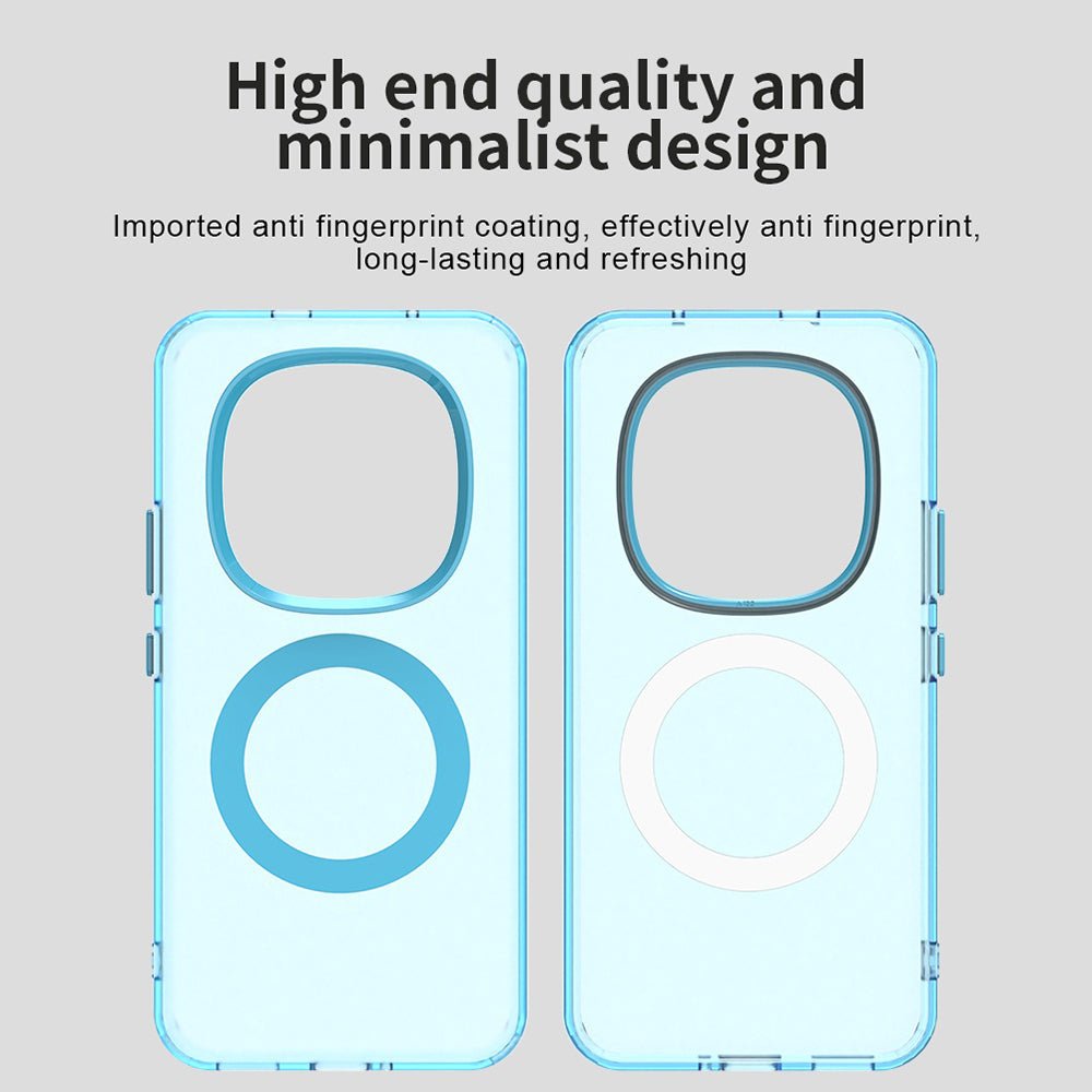 Techsuit Xiaomi Redmi Note 15 Pro Plus 5G / Poco M8 Pro 5G - Σκληρή Θήκη με Πλαίσιο Σιλικόνης και MagSafe - CandyCase MagSafe - Blue