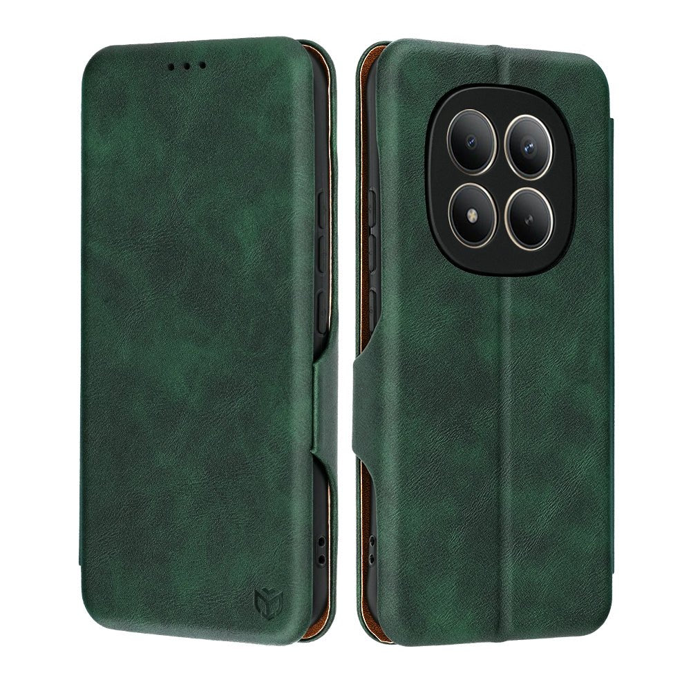Techsuit Xiaomi Redmi Note 15 Pro Plus 5G / Poco M8 Pro 5G - Θήκη Βιβλίο - Safe Wallet Plus - Green