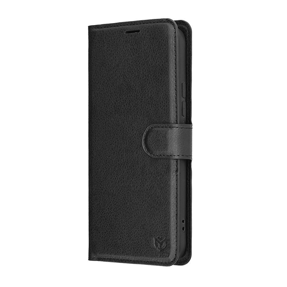 Techsuit Xiaomi Redmi Note 15 Pro Plus 5G / Poco M8 Pro 5G - Θήκη Πορτοφόλι από Δερματίνη με Stand - Leather Folio - Black