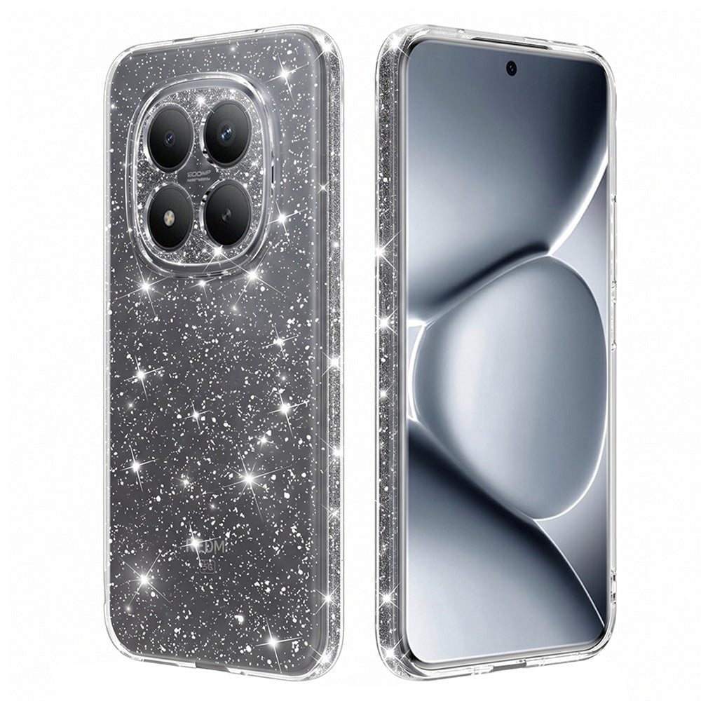 Techsuit Xiaomi Redmi Note 15 Pro Plus 5G / Poco M8 Pro 5G - Θήκη Σιλικόνης με Glitter - SparkleSkin - Clear