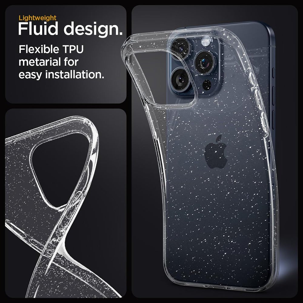 Techsuit Xiaomi Redmi Note 15 Pro Plus 5G / Poco M8 Pro 5G - Θήκη Σιλικόνης με Glitter - SparkleSkin - Clear