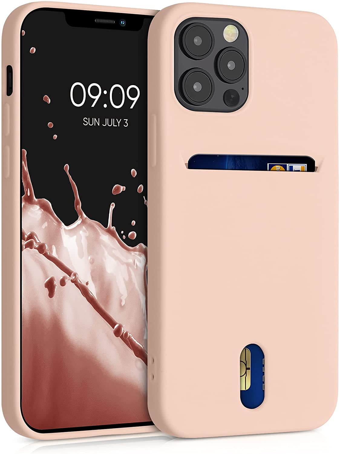 KW iPhone 12 / 12 Pro Θήκη Σιλικόνης TPU - Dusty Pink - 54513.10