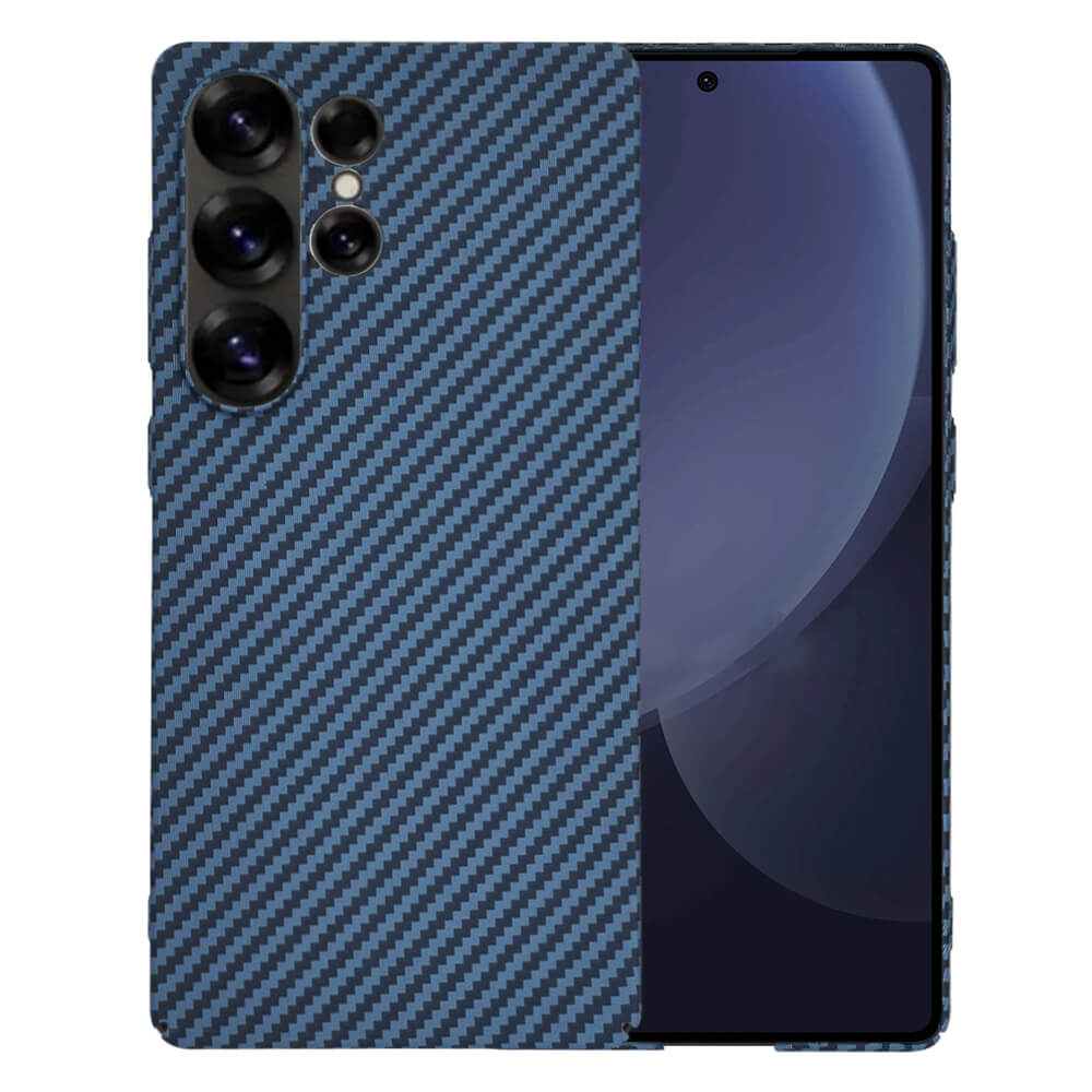 Techsuit Samsung Galaxy S25 Ultra Σκληρή Θήκη Carbonite FiberShell - Cyan