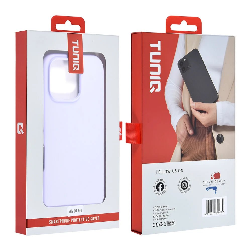 Tuniq iPhone 16 Pro Premium Liquid Silicone Θήκη Σιλικόνης - Purple