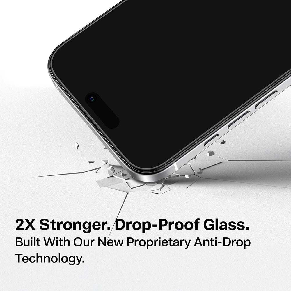 Torras iPhone 17 Pro - Full Screen Αντιχαρακτικό Γυαλί Οθόνης - GlassGo Install Master - Privacy