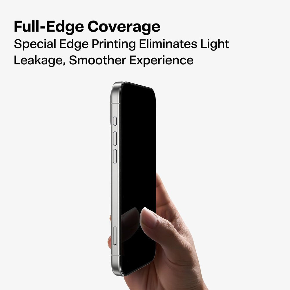 Torras iPhone 17 Pro - Full Screen Αντιχαρακτικό Γυαλί Οθόνης - GlassGo Install Master - Privacy